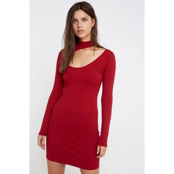 urban outfitters red bodycon dress Red urban outfitters mini dress!, So sexy with